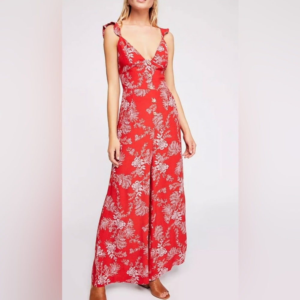 Free people Be The One Jumpsuit sz 4